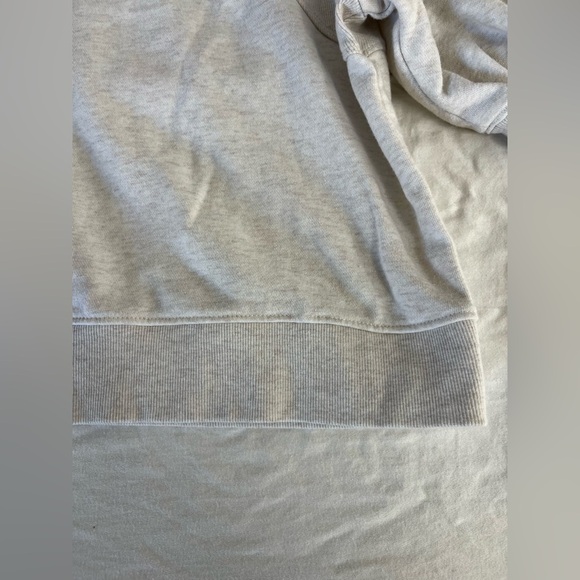 Maeve by ANTHROPOLOGIE Puff-Sleeve Sweatshirt Tee Ribbed Top - Picture 4 of 7